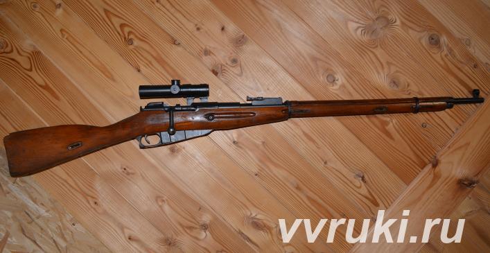 Музейная копия винтовки Мосина с кронштейном Кочетова Снайперская