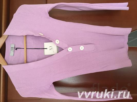 Кофта новая ad style италия 44 46 м s женская фиолетовая лапша вязаная ...