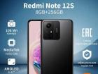 Xiaomi смартфон redmi note 12s 8 256 гб, черный но